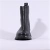 Wonders Flexfly Front Zip Chunky Boot - Black Leather